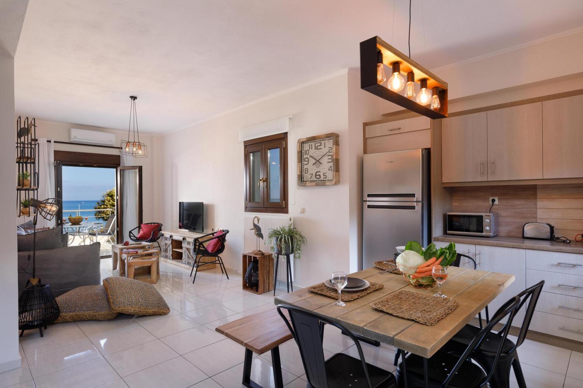 Oak Wood - Sea View Exclusive Maisonette Sfakaki Exterior photo