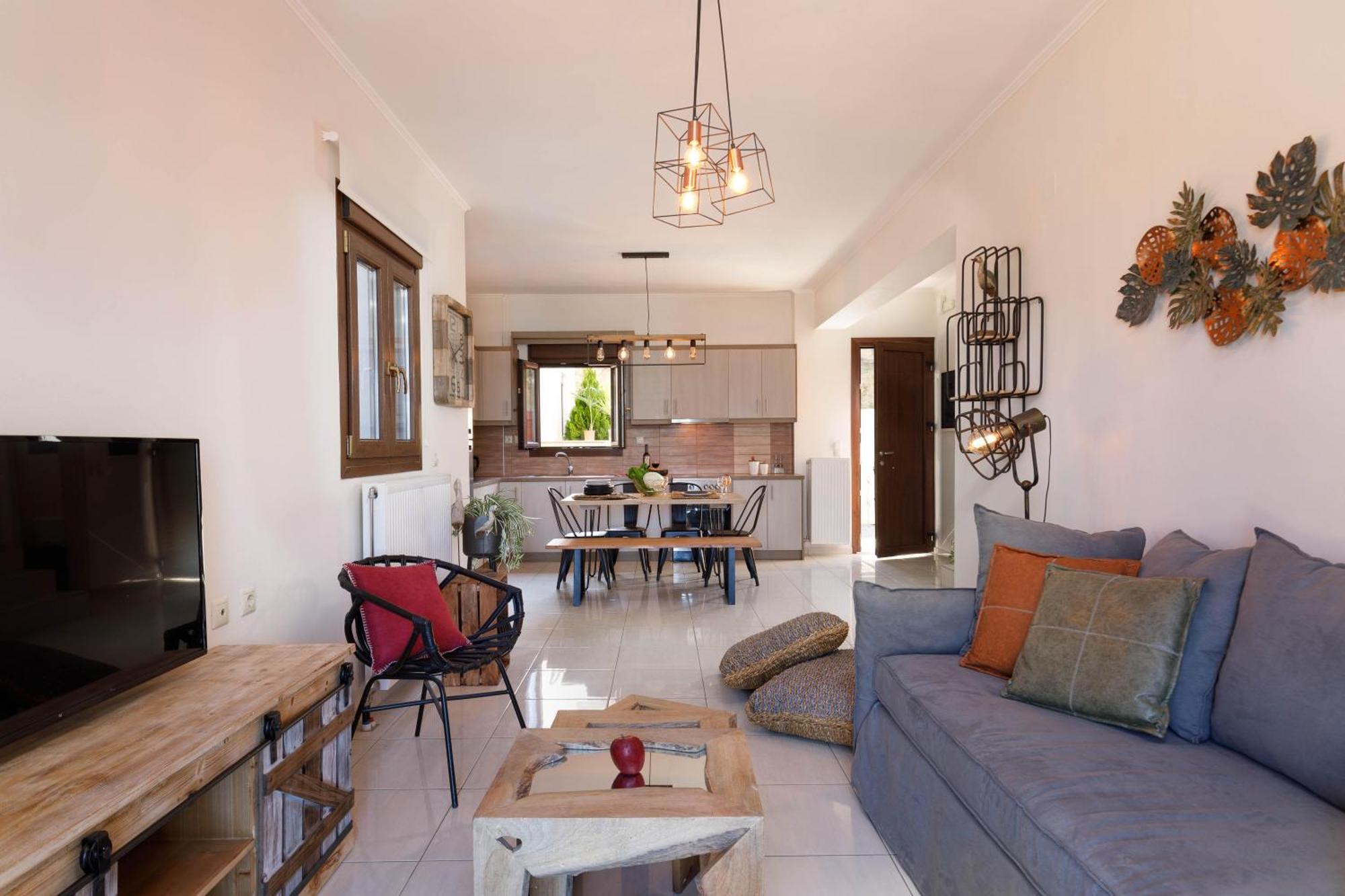 Oak Wood - Sea View Exclusive Maisonette Sfakaki Exterior photo